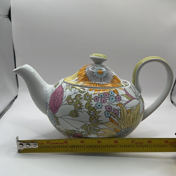 60s mod retro stoneware tea pot. - Picture 12 of 13